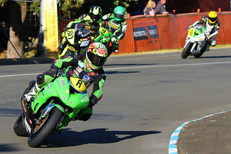 Roman Stamm beim Finale der «Suzuki Series Championship» in Neuseeland