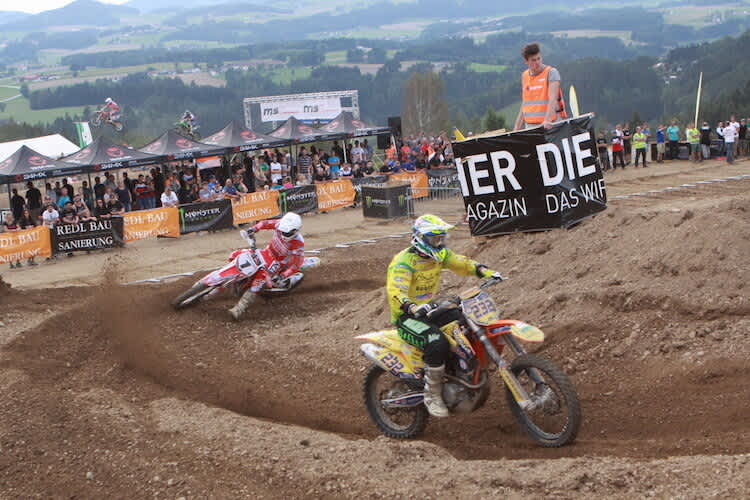 Martin Michek vor Günter Schmidinger