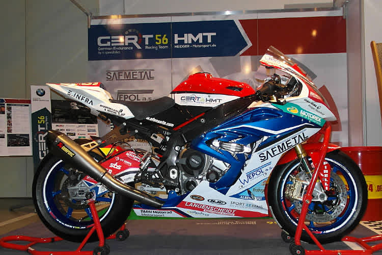 Die BMW S1000RR steht einsatzbereit bei der «SachsenKrad»