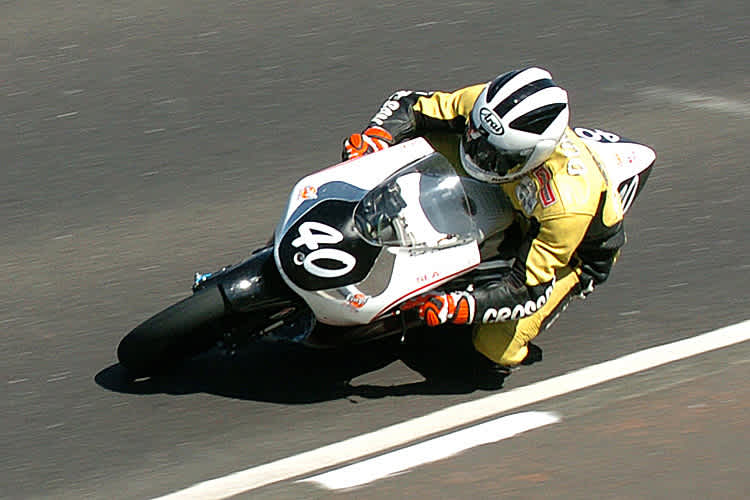 Robert Dunlop bei seinem letzten Sieg beim NW 200