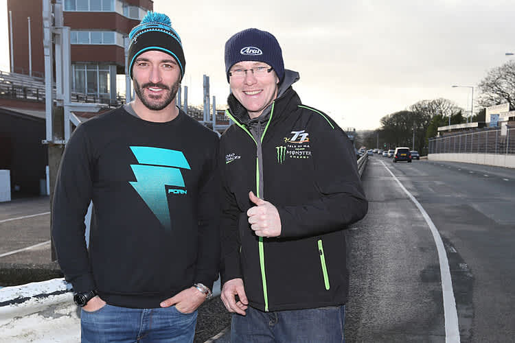 Alessandro Polita (li.) mit Richard «Milky» Qualye