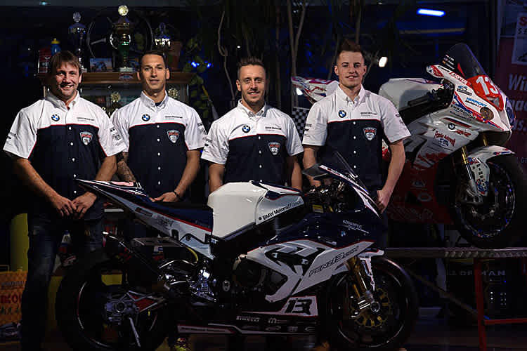 Rico Penzkofer, Lukas Pesek, Kenny Foray und Mathieu Gines (vlnr.)