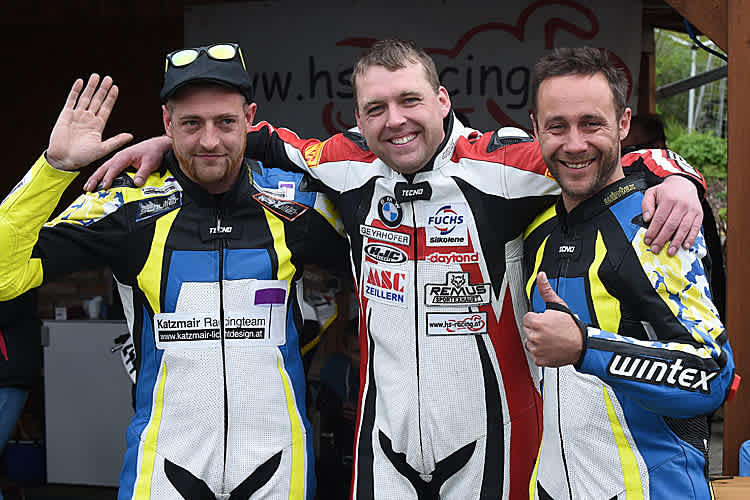 Andreas Gangl, Manuel Schleindlhuber, Wolfgang Gammer (vlnr.)