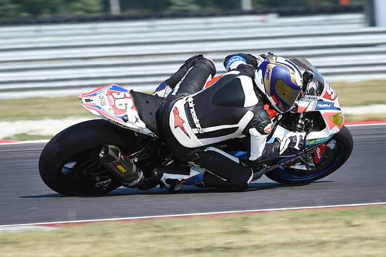 Filip Altendorfer überzeugte mit flotten Rundenzeiten