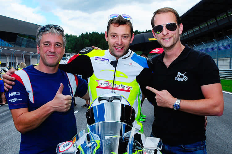 Franz Haslinger (li.), Rene Gebetsroither und Gerald Wiesner (re.)