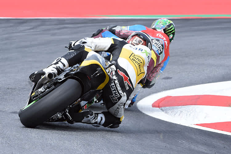 Thomas Lüthi im Windschatten von Franco Morbidelli