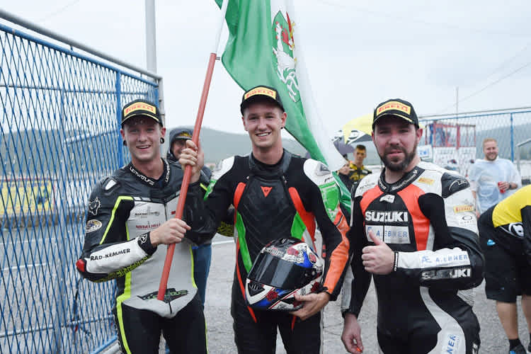 Christopher Kemmer, Nico Thöni, Thomas Berghammer (vlnr.)