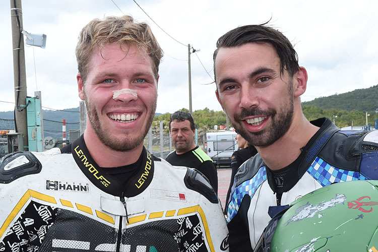 Philipp Steinmayr und Gerold Gesslbauer drückten der Meisterschaft den Stempel auf(vlnr.)