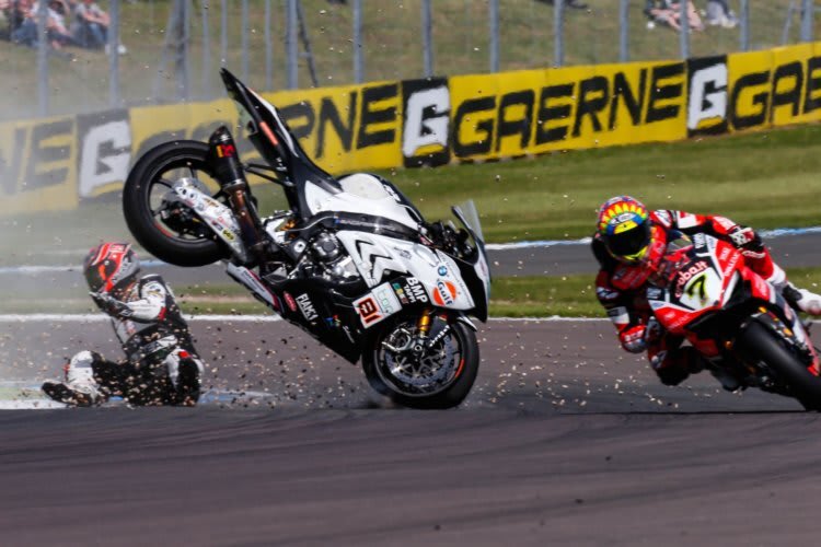 Jordi Torres hatte Glück, dass er von nachfolgenden Piloten nicht getroffen wurde