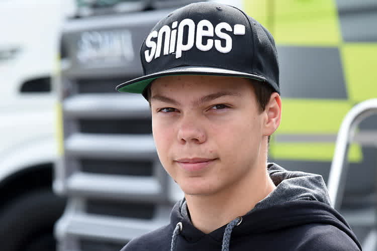 Entspannt vor dem Heim-GP: Maximilian Kofler