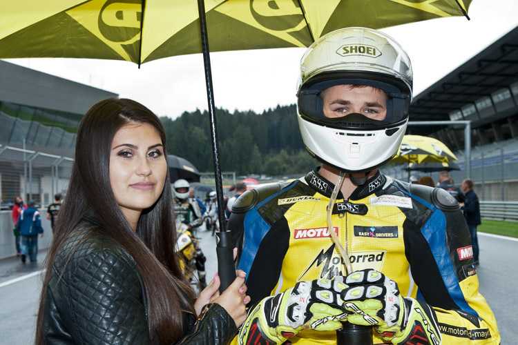 Julian Mayer vor dem Start zum zweiten Rennen