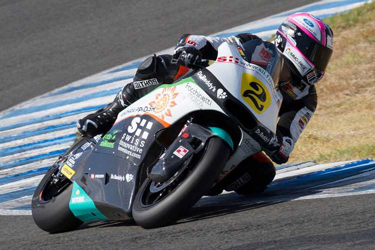 Der Zürcher Jesko Raffin führt weiter überlegen die Moto2-EM an