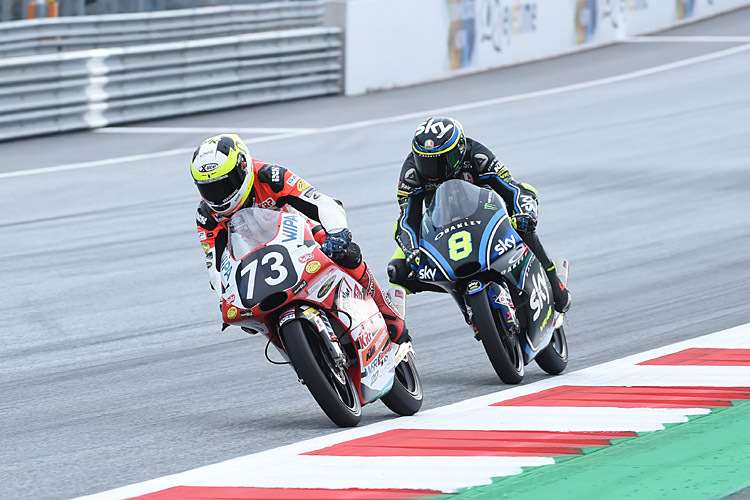 Spätestens beim Heim-GP will sich Kofler (73) wieder mit der Moto3-Elite messen
