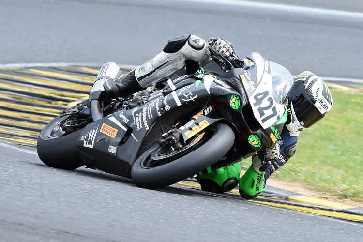 Wenn das Material mitspielt gehört Andreas zu den Favoriten in der IOEM Superbike