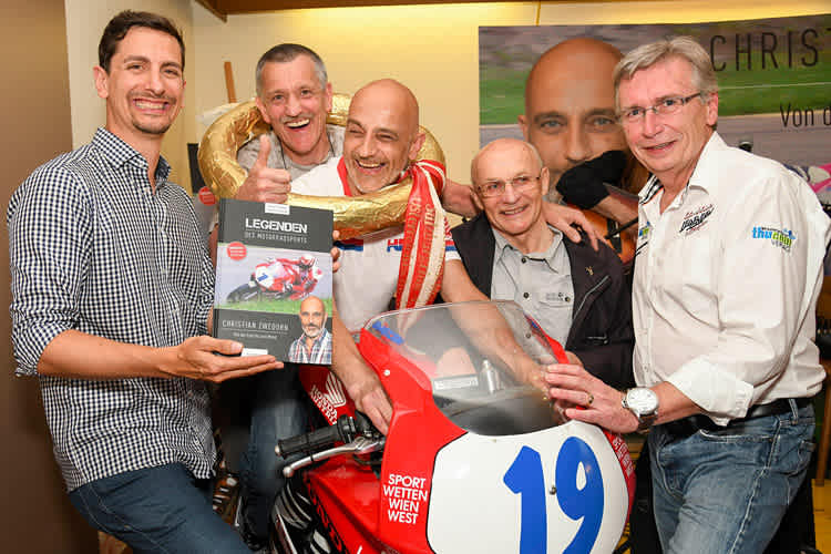 Phillip Kornfeil (Honda), Alfred Großauer, Christian Zwedorn, Walter Grosch, Herbert Thumpser