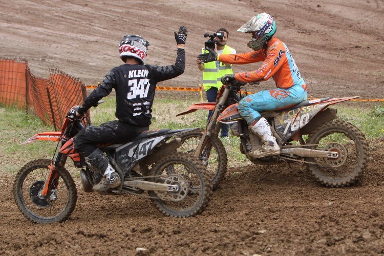 Johannes Klein und Pascal Rauchenecker sorgten in Weyer für ein feines MX-Spektakel