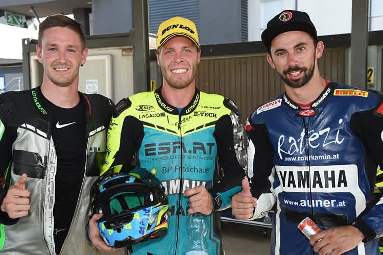 Tim Reeves ist die Freude über den Sieg anzusehen