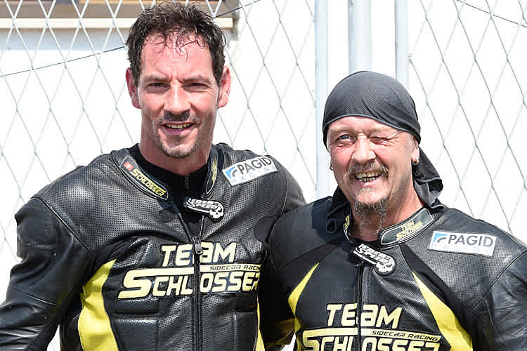 Markus Schlosser (li.) und sein Beifahrer Marcel Fries