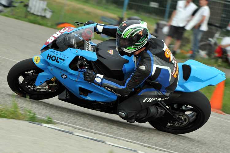 Thomas Gottschalk auf dem Paalgraven Circuit in Oss