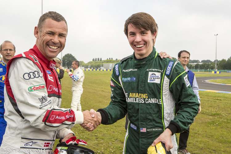 Matt McMurry (re.) mit Tom Kristensen