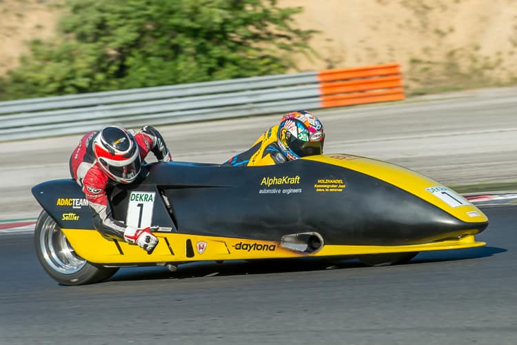 Josef Sattler/Uwe Neubert fuhren die beste Trainingszeit