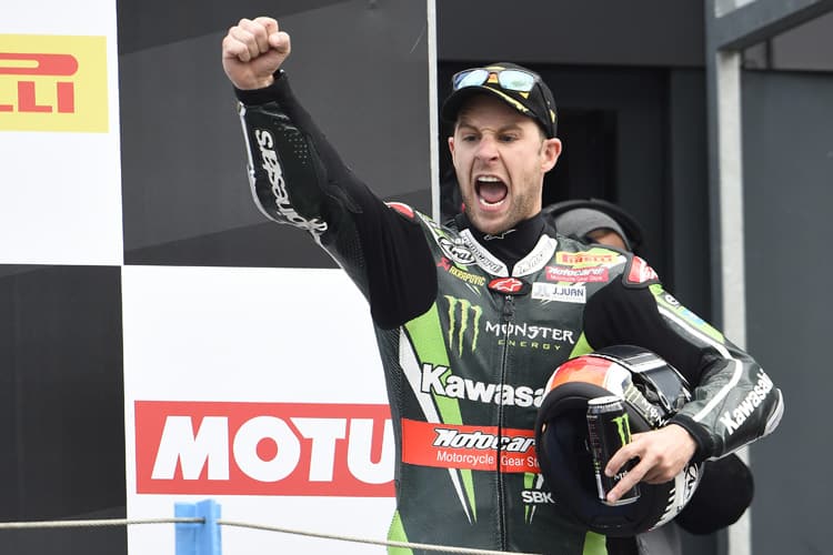 Strahlender Doppelsieger: Jonathan Rea