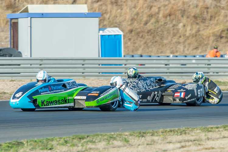 Streuer/Rousseau (hier vor Grabmüller/Lavorel) wurden WM-Vierte