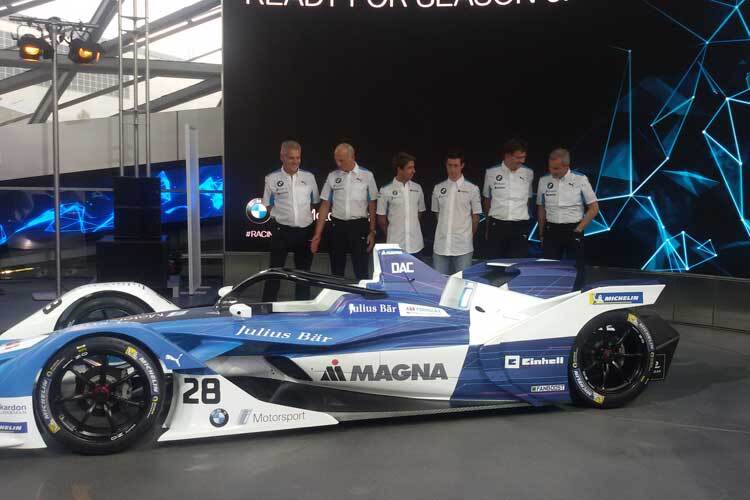 Das BMW i Andretti Motorsport Team der Saison 2018/2019