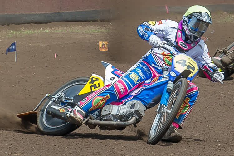 Bis zum Abbruch fuhr Stephan Katt Maximum in Opende