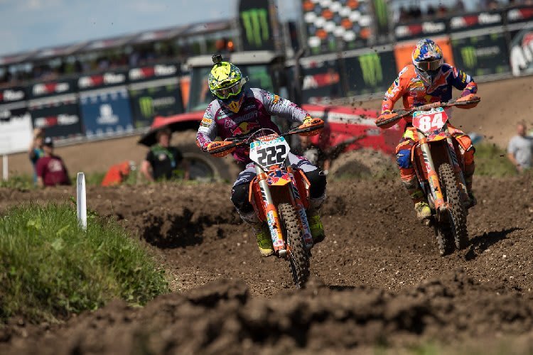 Das Duell der Red Bull KTM-Piloten bestimmte nicht nur das Meeting der MXGP 2018