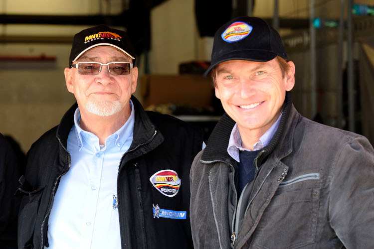 Marc van der Straten und Didier de Radigues bei den Tests für die Saison 2010