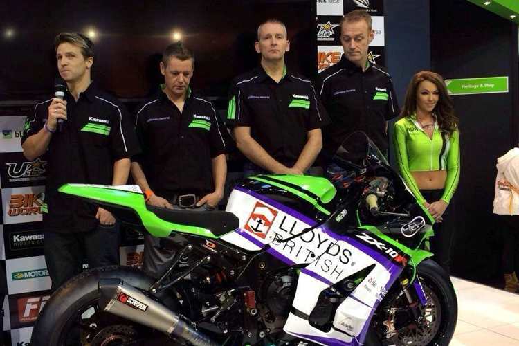 James Ellison und Chris Walker bei der GBmoto-Teampräsentation