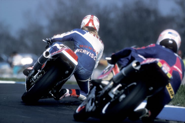 Fred Merkel in Donington 1988