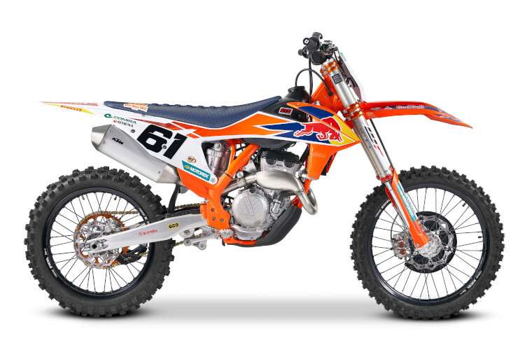 So sieht die KTM 250 SX-F Prado aus