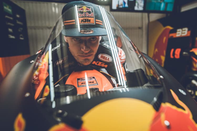 KTM-Werksfahrer Brad Binder auf seiner RC16