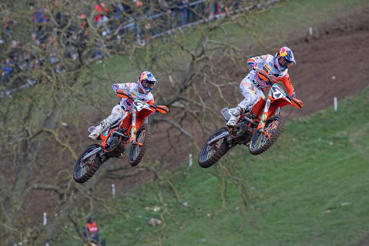 René Hofer führte im zweiten Lauf von Matterley Basin lange vor Tom Vialle