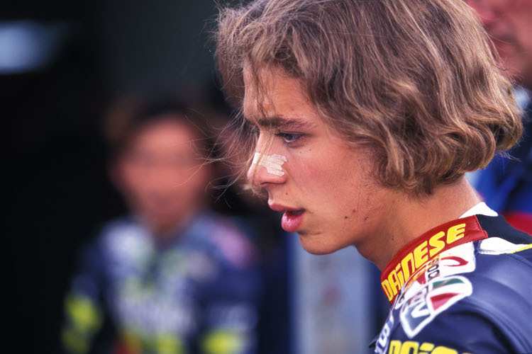 Valentino Rossi in seinem 125er-Weltmeister-Jahr 1997