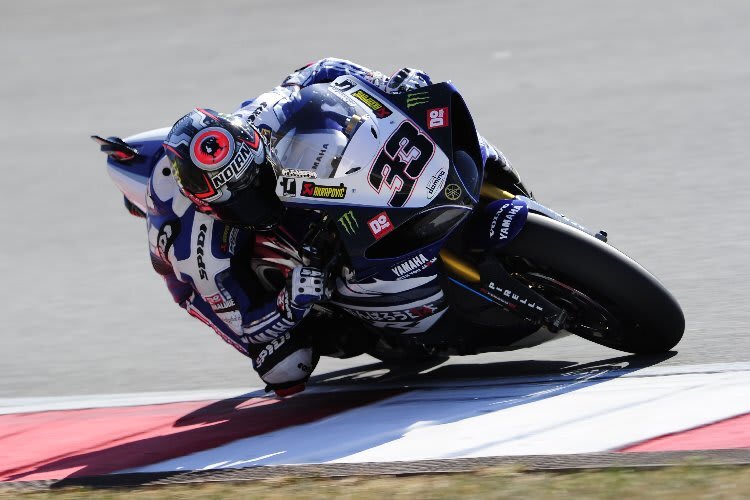 Marco Melandri 2011 auf Yamaha