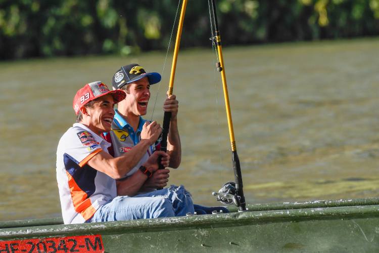 Abseits der Rennstrecke sind Marc und Alex Márquez ein eingespieltes Team