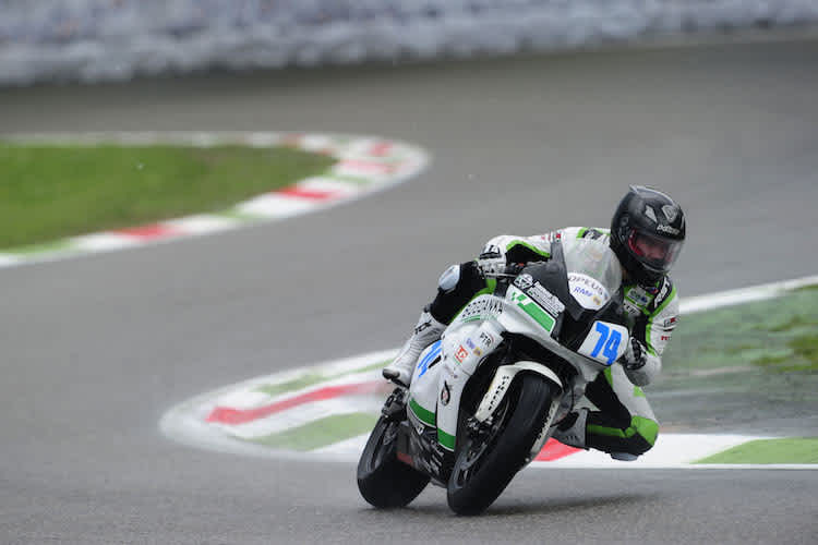 Kieran Clarke holte 2012 beim Regenrennen in Monza zwei WM-Punkte