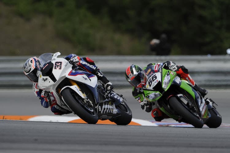 2012 gewann Marco Melandri für BMW beide Superbike-Rennen in Brünn