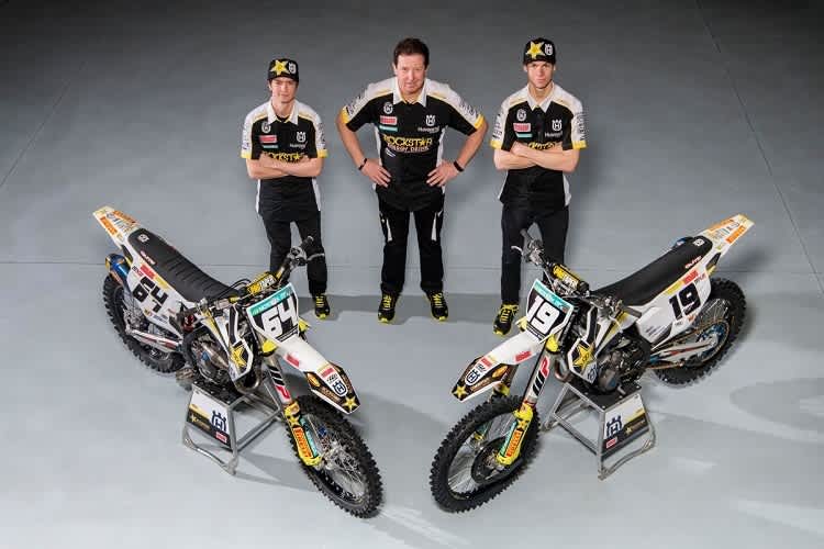 2018 trat Martens (mitte) noch mit Convington und Kjer Olsen in der MX2-Klasse an