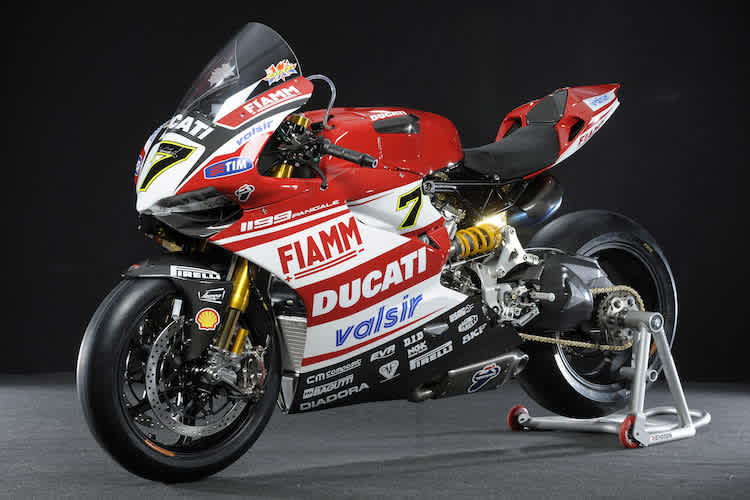 Hier der Termignoni-Auspuff zu Saisonbeginn