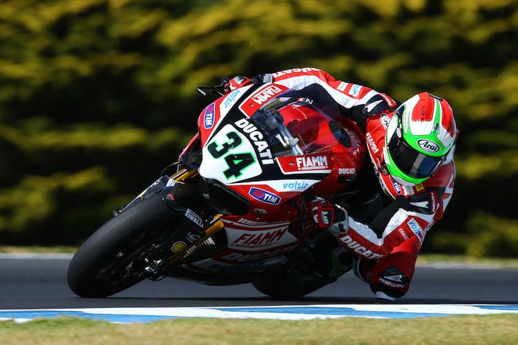 Davide Giugliano wird zugetraut, für den ersten Panigale-Sieg zu sorgen