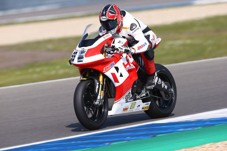 Geoff May war in Assen der langsamere der beiden EBR-Piloten