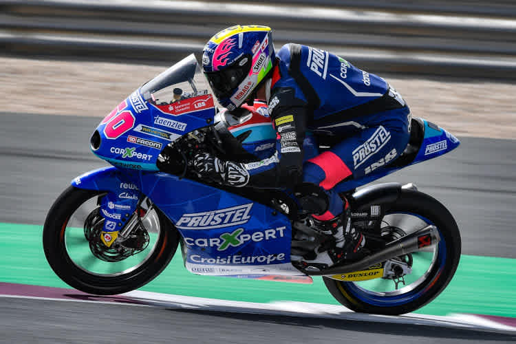 Der Schweizer Jason Dupasquier bestreitet 2020 seine Rookie-Saison in der Moto3-WM mit dem deutschen PrüstelGP Team