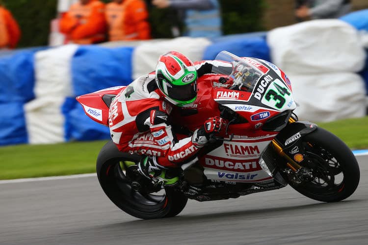 Davide Giugliano hat noch Probleme mit dem Reifenverschleiss