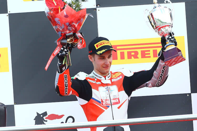 Jules Cluzel war auch mit dem zweiten Rang in Donington zufrieden