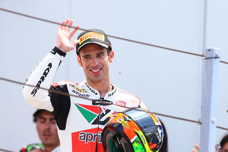 Marco Melandri jubelt er auch 2015 in der Superbike-WM?