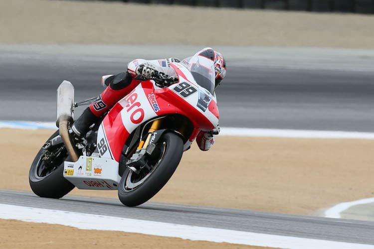 Geoff May kam der Superpole in Laguna Seca verdammt nahe